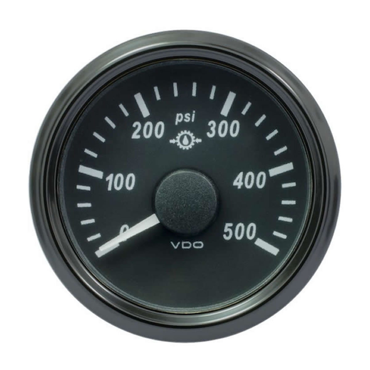 VDO SingleViu Gear Oil Pressure 500PSI Gauges